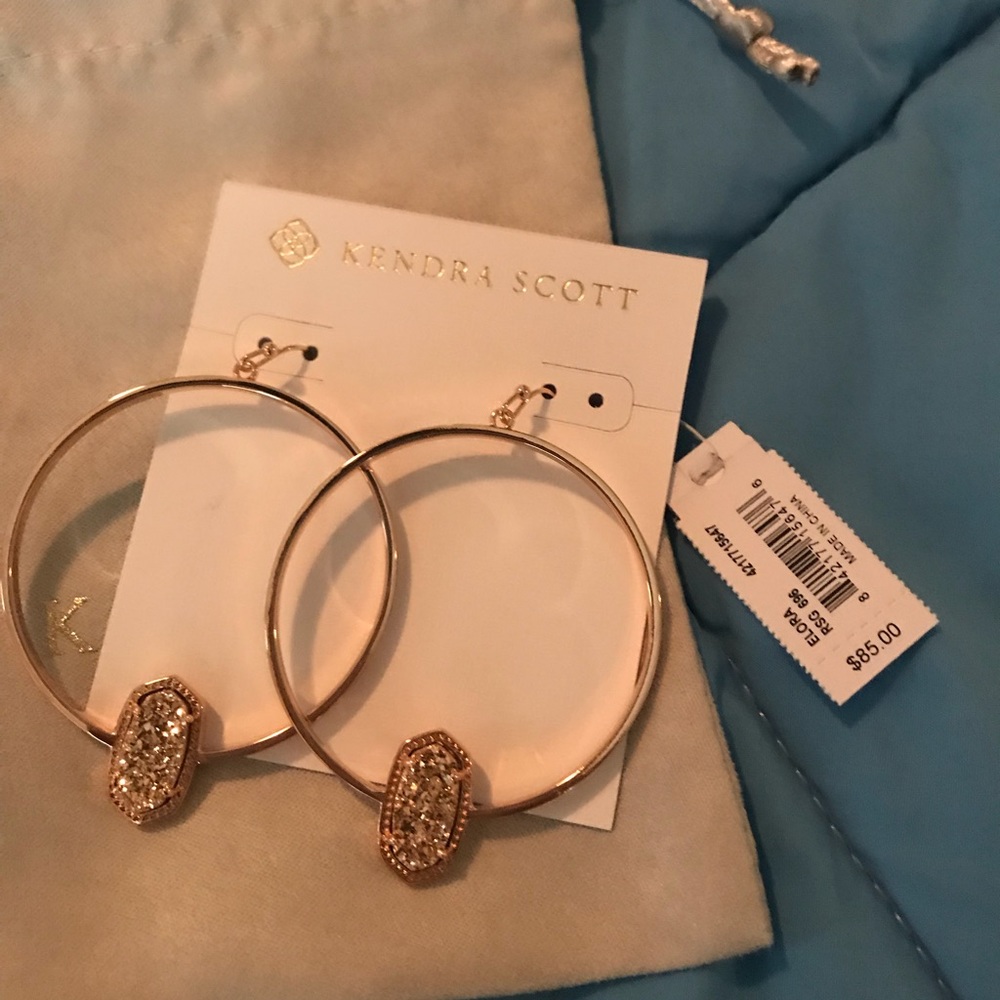 Kendra Scott Elora’s Rose Gold Drusy